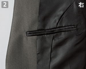 ジャケット(32-11229)のポイント②右側ポケット