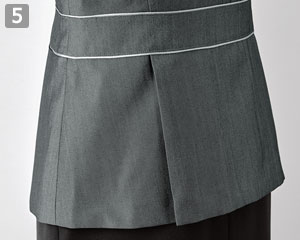 ジャケット(32-11229)のポイント⑤片ヒダプリーツ