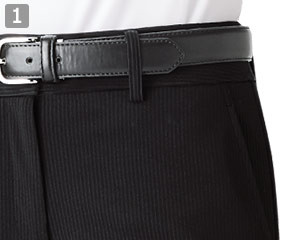 ニットパンツのポイント①両脇ポケット