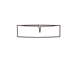 折り返した状態