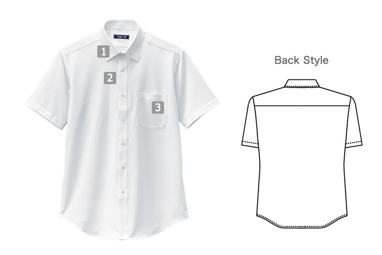 ニットの半袖シャツ(32-23116)の商品詳細