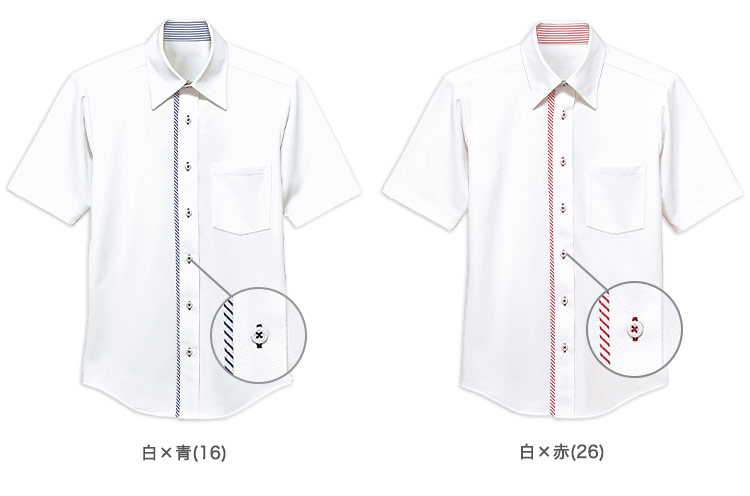 半袖ニットシャツ(32-23309)のカラーバリエーション