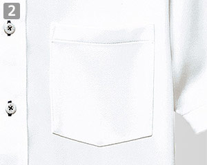 半袖ニットシャツ(32-23309)の商品詳細「左胸ポケット付き」