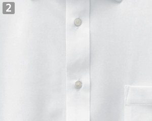 ニットの半袖シャツ(32-23116)の商品詳細「同色のボタン」