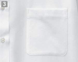 ニットの半袖シャツ(32-23116)の商品詳細「左胸ポケット」