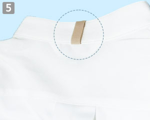 ブラウス/長袖(32-24246)の商品詳細「スカーフループ付き」