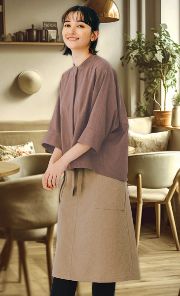 ラップエプロン(32-27206)のコーデ画像