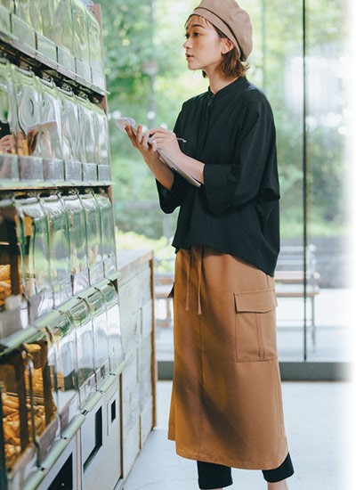 エプロンスカート(32-27207)のおすすめポイント