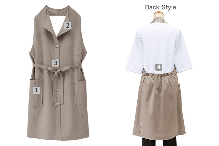 エプロンドレス(32-27208)の商品詳細