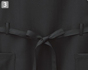 胸当てエプロン(32-27332)の商品詳細「便利なベルトループ」