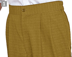 作務衣上衣(32-42307)の商品詳細「ウエストデザイン」