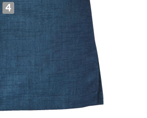 和風シャツ(32-44307)の商品詳細「両裾スリット」