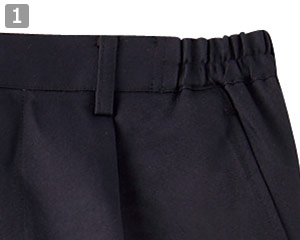 パンツ(33-AN454)のポイント①脇ゴム入り