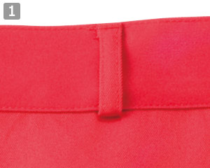 ソムリエエプロンのポイント①ズレを防ぐループ付き