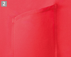 ソムリエエプロンのポイント②口浮きポケット