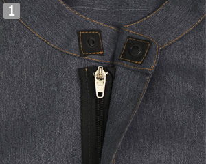 長袖ジャンパー(33-DL360)の商品詳細「セミオートコイルファスナー」