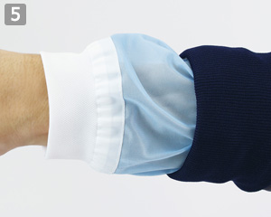 長袖ジャンパー(33-DL360)の商品詳細「袖口メッシュ」