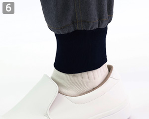 ホッピングパンツ(33-DL723)の商品詳細「裾口フライス」