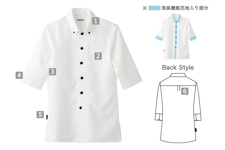 ショップコート/ボタンダウン(33-ET7727)の商品詳細