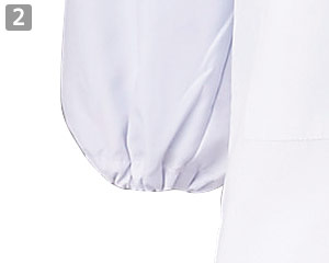 割烹着(33-FA284)の商品詳細「袖口の絞り」