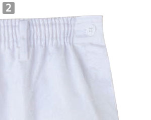 衛生パンツ(33-FH1109)「左脇金属ファスナー」