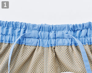 ホッピングパンツ(33-FPAU1803)の商品詳細「ウエスト調整用共紐」