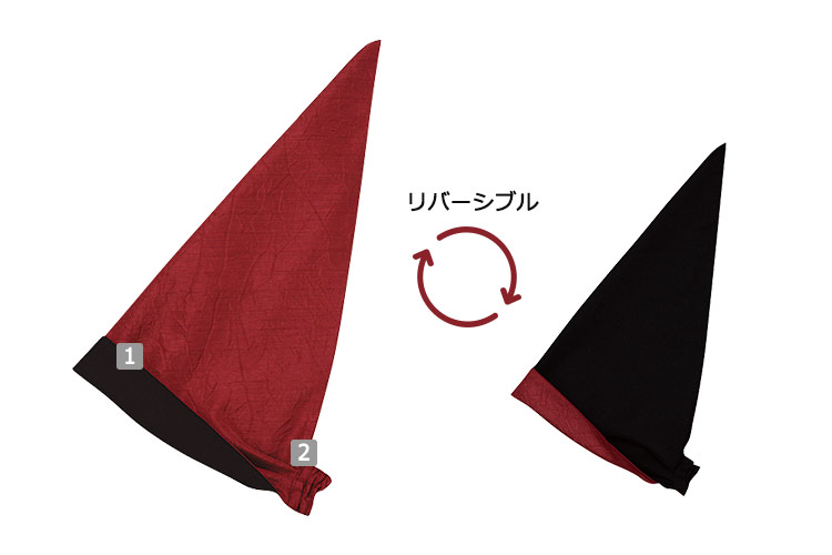 リバーシブルバンダナ帽(33-JA5273,33-JA5274)のおすすめポイント
