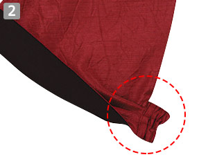 ボーダーTシャツのポイント②ゴム入り