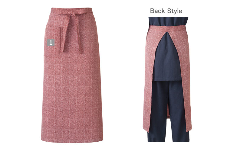 ロング丈エプロン 33-JA6780(6781 6782 6783 6784)のおすすめポイント