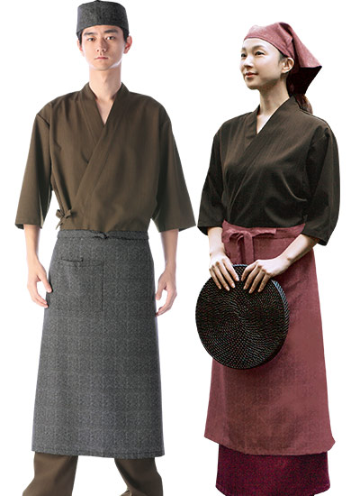 ロング丈エプロン 33-JA6780(6781 6782 6783 6784)の魅力