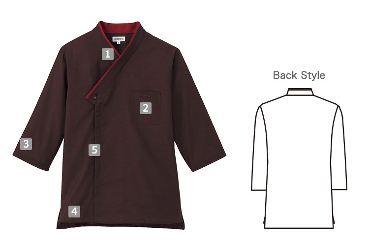 和風ショップコート(33-JT1258,33-JT1259)のおすすめポイント