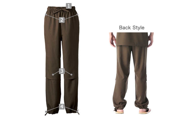 作務衣パンツ33-JB6755 (6756 6757 6758 6759)のおすすめポイント