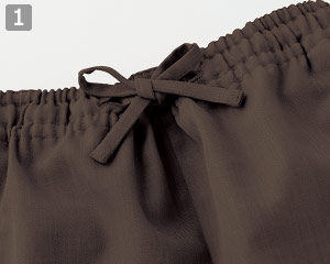 ウエストゴム仕様