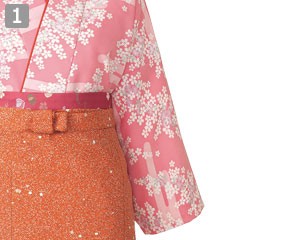 茶衣着上衣(33-K3631)の商品詳細「筒袖」
