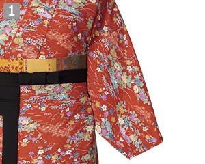 茶衣着上衣(33-OD203)の商品詳細「筒袖」
