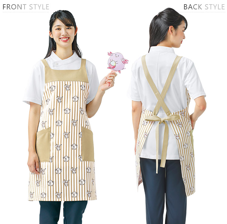 ポケットモンスター エプロン(33-PBPU1921)の着用画像