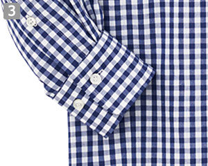 長袖シャツ(33-SBLU1917)の商品詳細「袖口調整カフス」