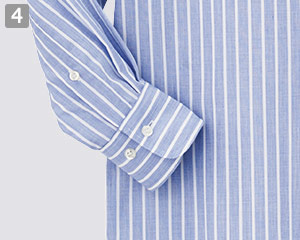 長袖シャツ(33-SBLU1919)の商品詳細「袖口2つボタン」