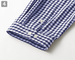 七分袖シャツ(33-SBSU2001)の商品詳細「袖口調整カフス」