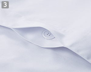 調理衣(33-SJAU2010)の商品詳細「比翼ボタン仕様。」