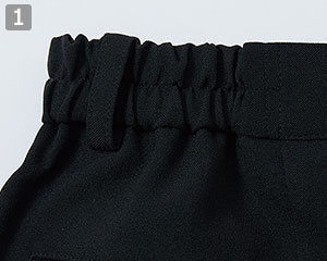 パンツ[男女兼用](33-TR1102)の商品詳細「ウエスト両脇ゴム」