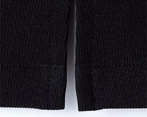 ピーコート風コックシャツ[女性用](34-FB4013L)の商品詳細「サイドスリット」