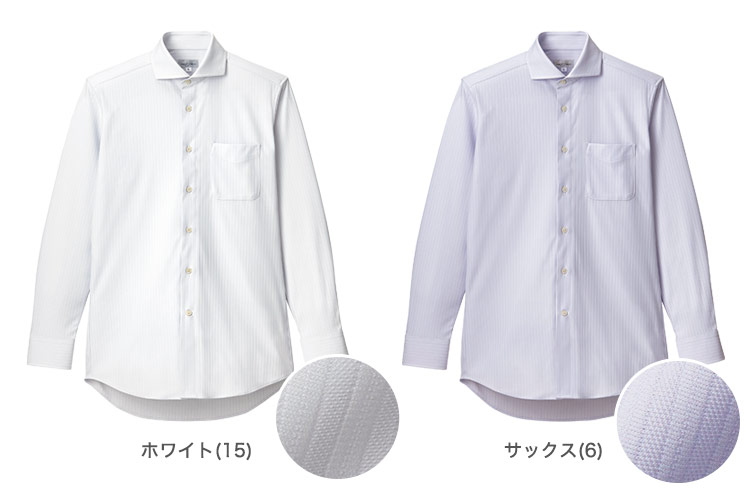 男性用長袖ニットシャツ(34-fb5039m)の画像