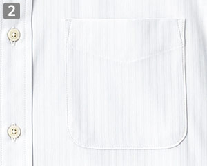 左胸アウトポケット