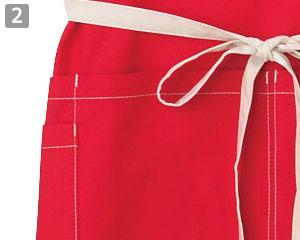 胸当てエプロンのポイント②充実した収納力