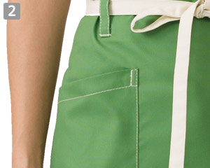 ミドルエプロンのポイント②両脇ポケット