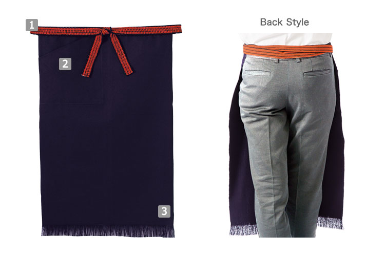 帆前掛けロングタイプ(34-FK7131)の商品詳細