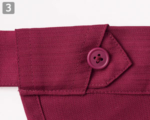 和風ショートエプロン(34-FK7152)の商品詳細「腰紐(取り外し可能)」