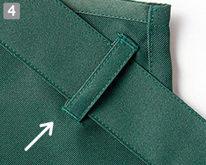 後ろ斜めループ付き