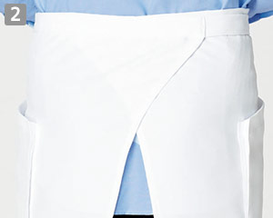 すっきりとした後ろ姿